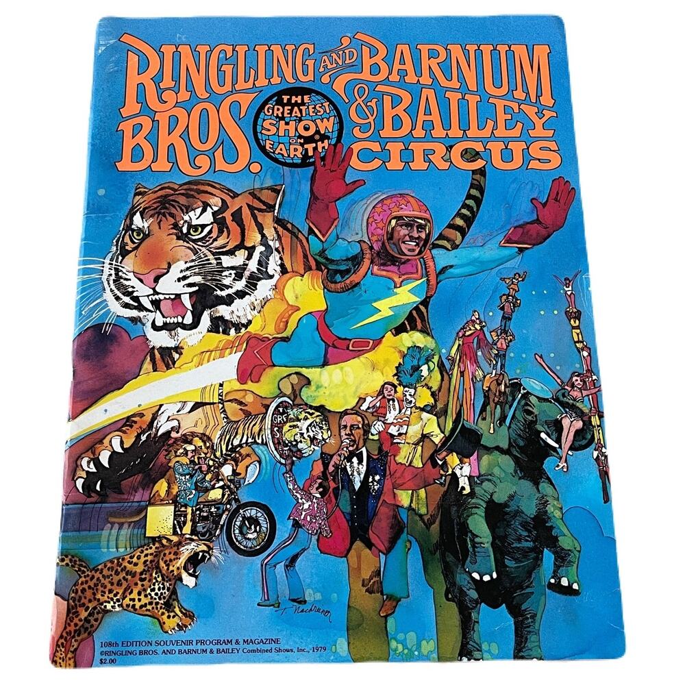 Ringling Bros. Barnum & Bailey Circus Souvenir Program 1979 108th Edition
